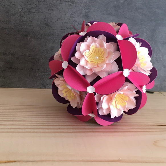 【新作 春の花】花てまり・春の色襲ね 1枚目の画像