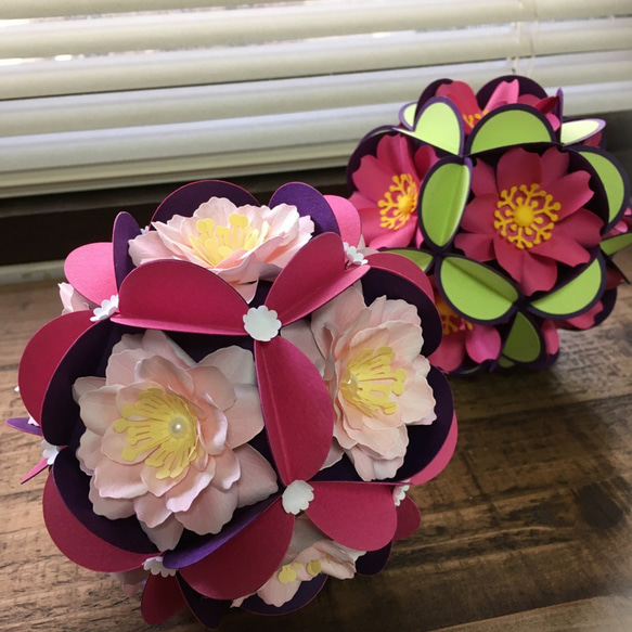 【新作 春の花】花てまり・春の色襲ね 4枚目の画像
