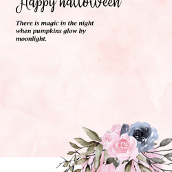 ハロウィンポスター　＊ピンクハロウィン＊ 2枚目の画像