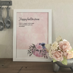 ハロウィンポスター　＊ピンクハロウィン＊ 3枚目の画像