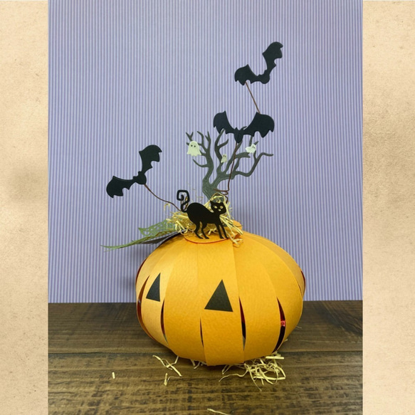 ハンドメイドハロウィン・ジャックオーランタン手作りキット 2枚目の画像