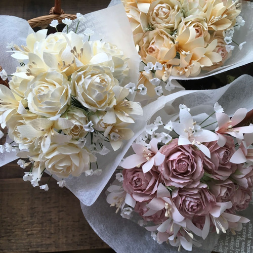 アニバーサリーブーケ 〜 結婚一周年 ＊ 紙婚式 ＊ 贈り物 〜 ブーケ