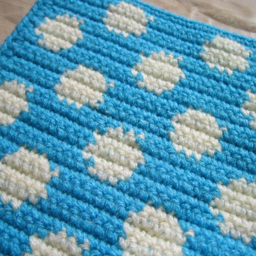 りりリリ♪ ハンドメイドポットマット鍋敷き 北欧サークルドット柄 ネイビー りりリリ♪様専用 ハンドメイドポットマット鍋敷き 北欧サークル