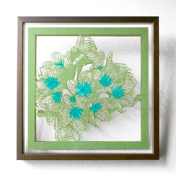 日本絵　額縁 楽天市場】絵画 現代日本画 花鳥画 春飾り 桜花に小鳥 緒方葉水