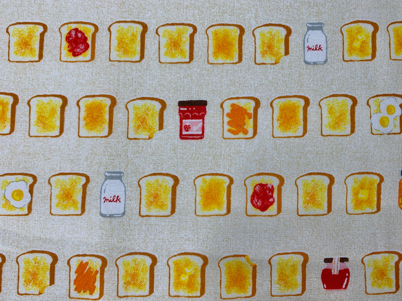 【サイズが選べる】　ランチョンマット ♡ ベーカリー　食パン　パン　パン屋さん　ジャム 2枚目の画像