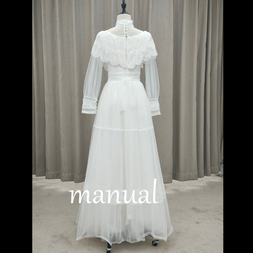 ウェディングドレス レトロ クラシカル 結婚式 二次会ドレス 068 ウェディングドレス レトロ クラシカル 結婚式 二次会ドレス 068