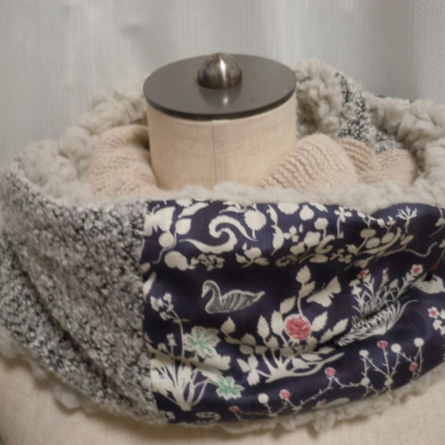 リネンニット♡スヌード♡ハンドメイド リネンニット♡スヌード♡ハンドメイド