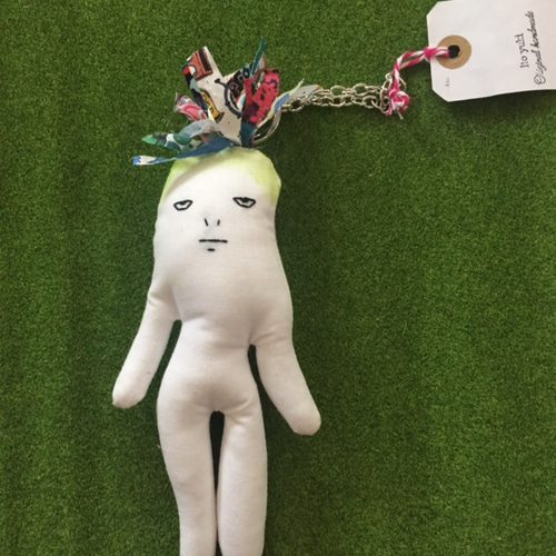 ブリティッシュ大根ドールチャームB三白眼 ぬいぐるみ itowokashi