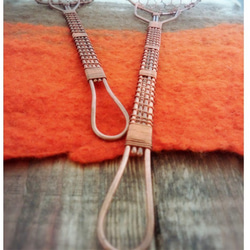 再販×7★銅線で作った手編みの豆腐すくいセット 3枚目の画像