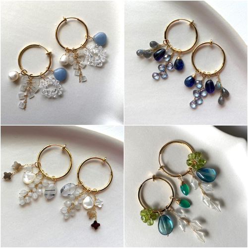 028 K14GF ブルートパーズ ピアスチャーム ブルートパーズ商品一覧