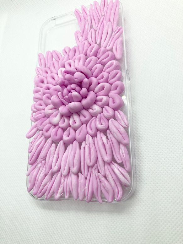 ピンクのフラワーiPhoneケース桜 2枚目の画像
