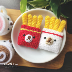 た*や様 フライドポテトのあみぐるみ◎ た*や様 フライドポテトのあみぐるみ◎ Mサイズ】毛糸のくま