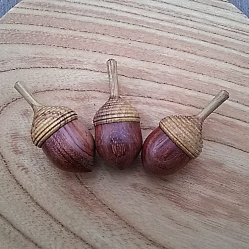 どんぐりの捻り独楽 おもちゃ・人形 yoshiji 通販 1868144｜Creema