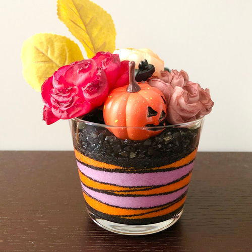 ハロウィンカラーサンドアートキット　3セット ハロウィンカラーサンドアートキット 3セット