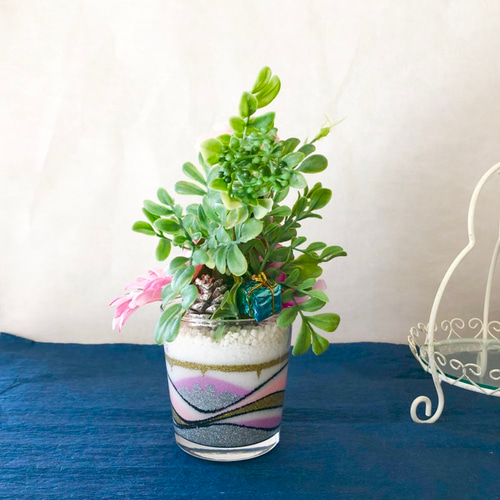 カラーサンドアート　周年祝い サンドアート 開業祝い 開店祝い 新築祝い 引越し祝い カラーサンド