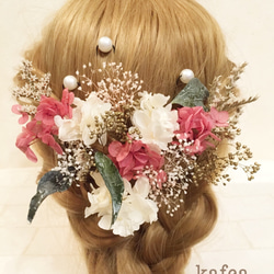 ♡♪12結婚式 成人式 ウェディング ヘッドドレス 髪飾り 1枚目の画像