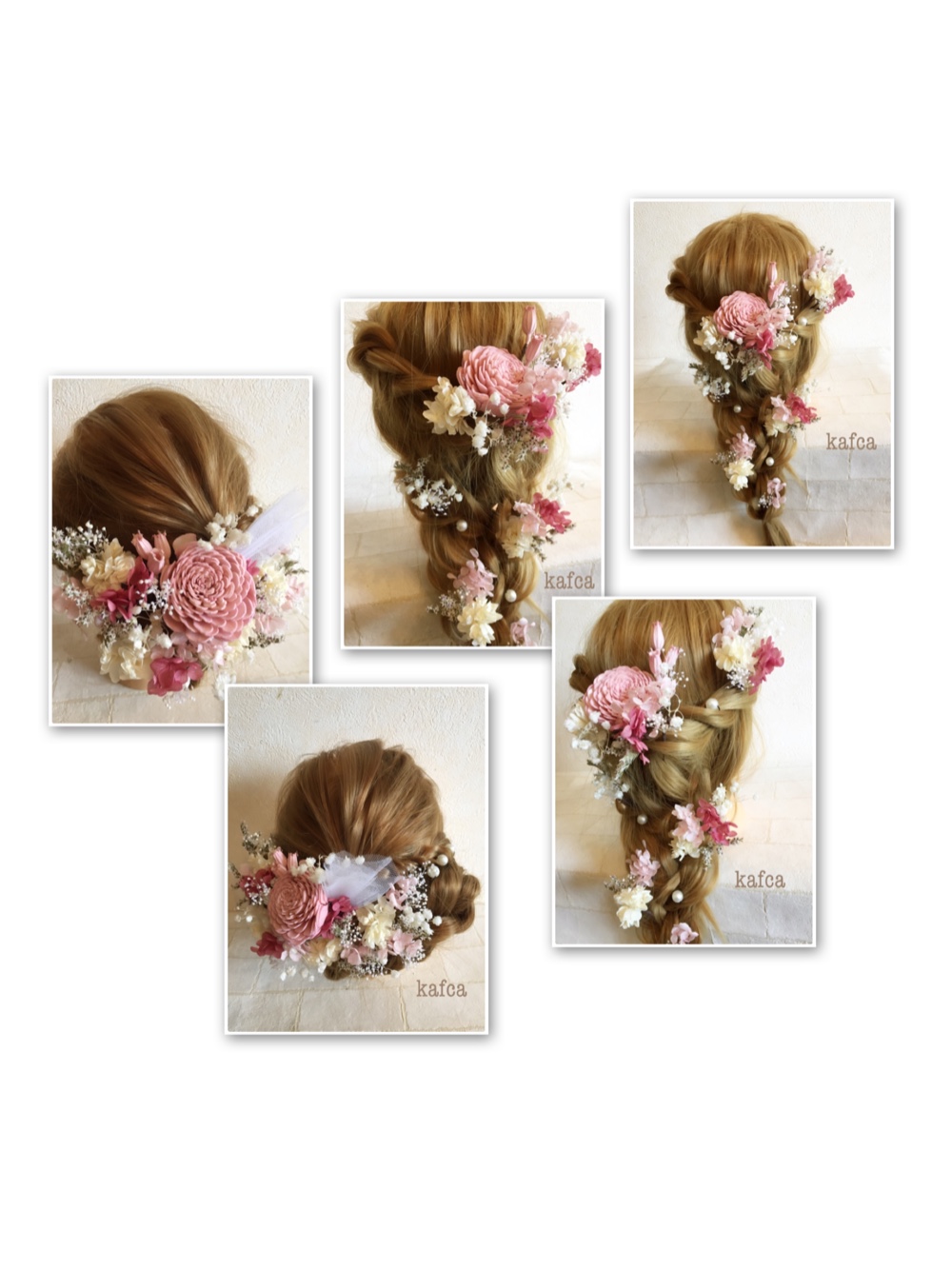 ♡♪8結婚式 成人式 ウェディング ヘッドドレス 髪飾り