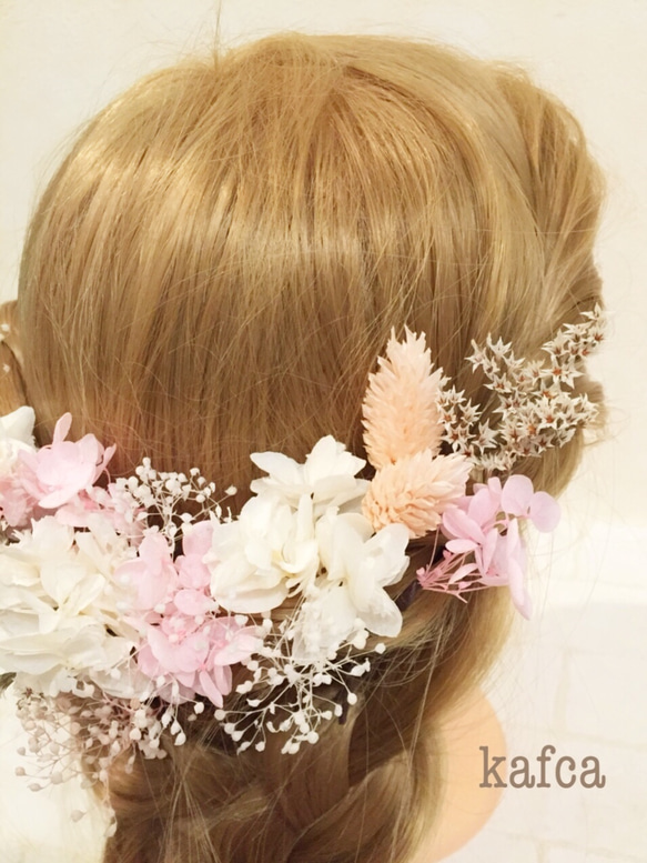♡♪13結婚式 成人式 ウェディング ヘッドドレス 髪飾り 3枚目の画像