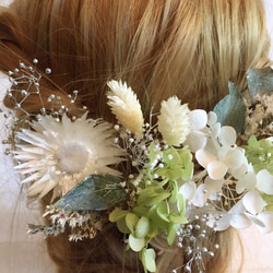 ★♪11結婚式 成人式 ウェディング ヘッドドレス 髪飾り 2枚目の画像