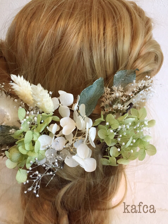 ★♪11結婚式 成人式 ウェディング ヘッドドレス 髪飾り 3枚目の画像