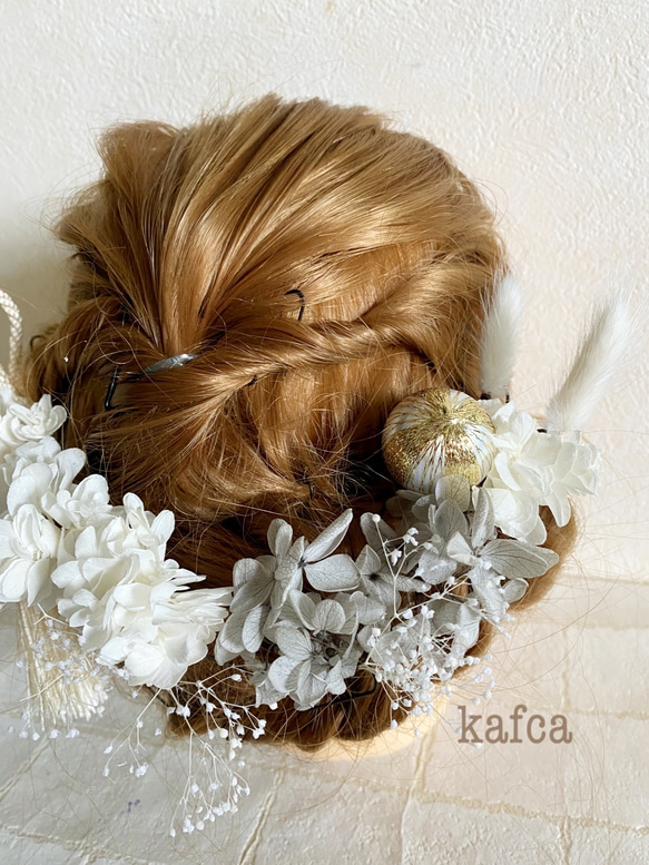 ★#11 和装 結婚式 成人式 ウェディング ヘッドドレス 髪飾り 3枚目の画像