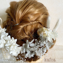 ♡#11 和装 結婚式 成人式 ウェディング ヘッドドレス 髪飾り 3枚目の画像