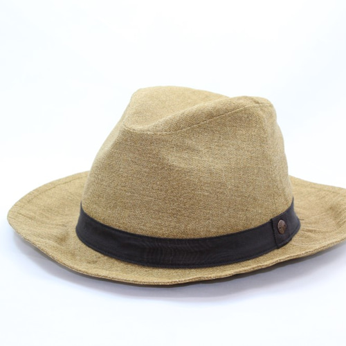 ペーパークロスロングブリムマニッシュ№ 716508 011/MOCHA 58cm