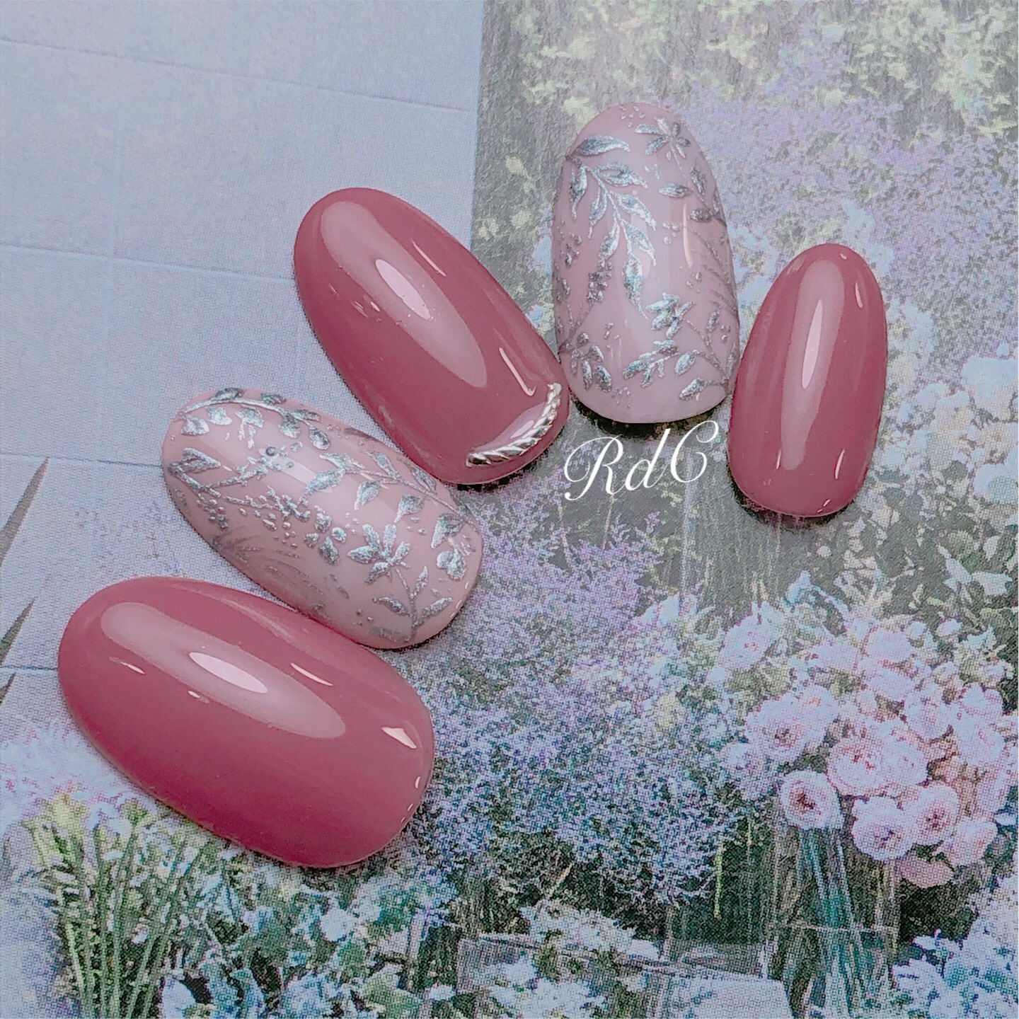 RdC.17 ボタニカル　フェミニン　ネイルチップ  大人ネイル 4,961円