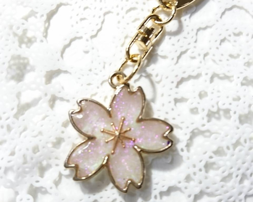 専用ページ　レジンキーホルダー　春の桜くまちゃんキーホルダー　３点 専用ページ レジンキーホルダー 春の桜くまちゃんキーホルダー