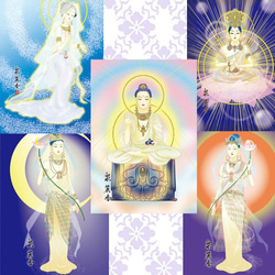 送料無料　手描き 原画 仏画【白度母】落款サイン有り 額装付 白多羅菩薩（ホワイトターラ）[S]・タンカ（仏画）｜彩雲