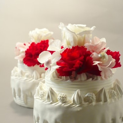 　「薔薇のフラワーケーキ」の白 3枚目の画像