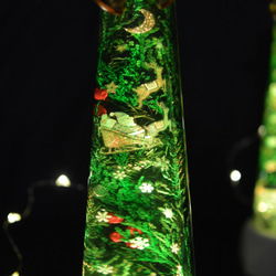早割クリスマス２０２０☆彡クリスマスハーバリウムアート・サンタクロースS 2枚目の画像