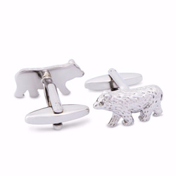 Brown Bear Cufflinks 2枚目の画像