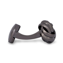 Gunmetal Knot Cufflinks 3枚目の画像