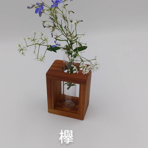 木の一輪挿し 一輪挿し・花瓶・花器 F woodworker 通販 12527797