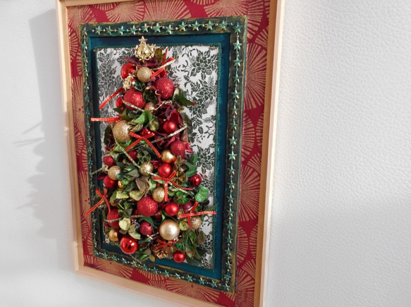 クリスマスツリー壁飾り 2枚目の画像