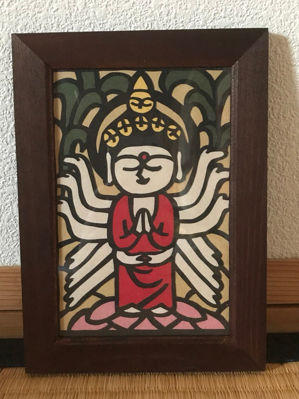 仏像切り絵 千手観音 切り絵 きゅう 通販 4647438｜Creema(クリーマ)