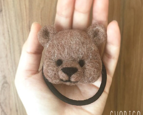受注制作】クマさんのヘアゴム ヘアゴム ちょびこ 通販 1571904
