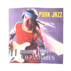 「JACO PASTORIUS」ホワイト ジャズスウェット（写真家・内山繁氏コラボ） Lサイズ　秋　WATERFALL 3枚目の画像