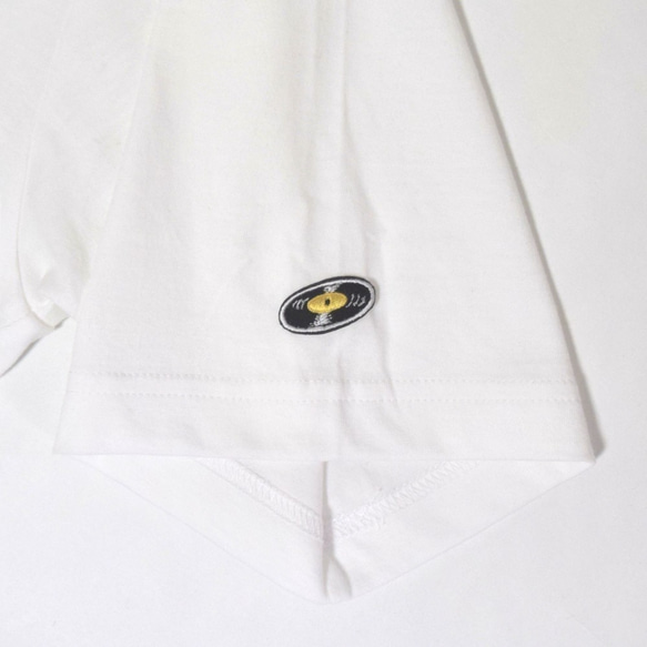 「MILES DAVIS」ver.5　ジャズTシャツ（写真家・内山繁氏コラボ）ホワイト　Sサイズ　WATERFALL 4枚目の画像