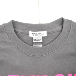 テクノ長袖Tシャツ「デトロイト（DETROIT TECHNO）」チャコール Mサイズ 秋 WATERFALLオリジナル品 3枚目の画像