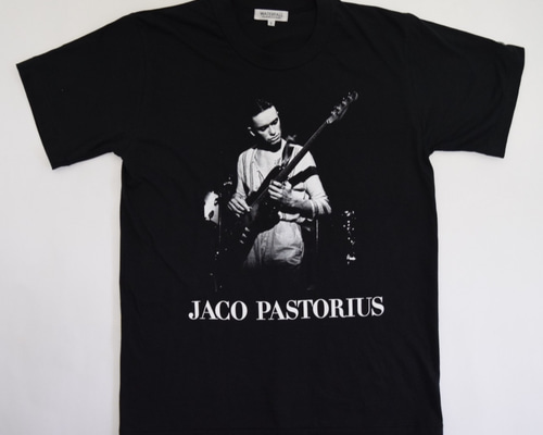 JACO PASTORIUS」ver.3ジャズTシャツブラック Sサイズ WATERFALL T