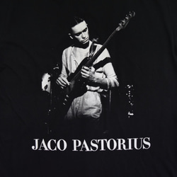 「JACO PASTORIUS」ver.3ジャズTシャツブラック　Sサイズ　WATERFALL 2枚目の画像