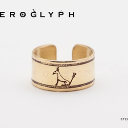  ヒエログリフ リング　5号 CATEGORY リング | STEEL DROPS ONLINE STORE