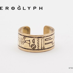 ヒエログリフリング「死者の書」 指輪・リング STEEL DROPS 通販
