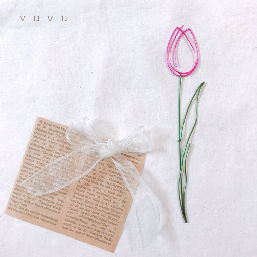 ♡ チューリップのワイヤークラフト ♡ その他インテリア雑貨 vuvu