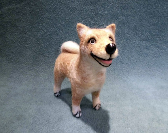 ニードルフェルトの北海道犬（アイヌ犬） 1枚目の画像