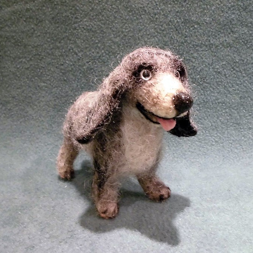 ニードルフェルトのイングリッシュ・コッカー・スパニエル 羊毛