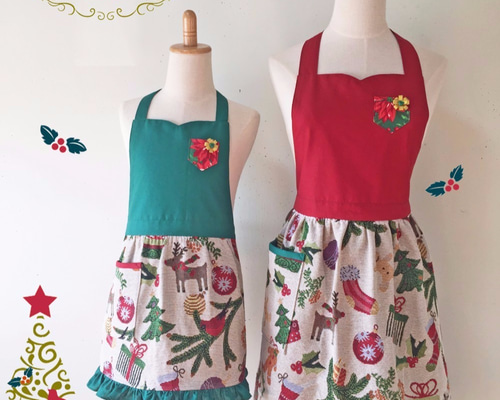 ハンドメイド　エプロン　クリスマス　専用 0_429197e1496d4887ab9eca0130ae