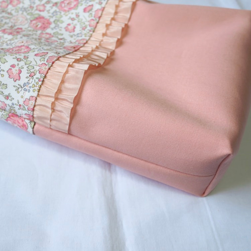 受注製作 リバティ フェリシテ フリル 上履き入れ 上靴入れ 幼稚園  